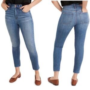 MADEWELL Curvy High Rise Waist Crop Skinny Jeans Size 32P